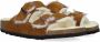 Birkenstock Arizona Shearling Dames Slippers Mink Regular fit | Bruin | Suède - Thumbnail 1