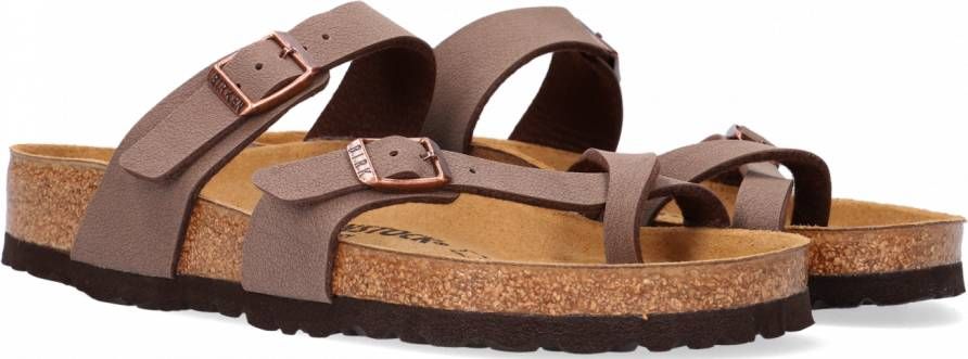 Birkenstock Mayari Slippers Mocha Regular fit | Bruin | Imitatieleer