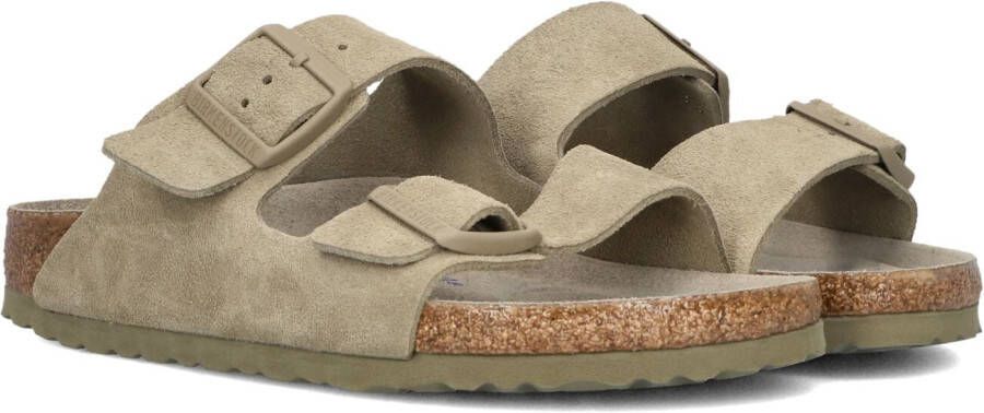 BIRKENSTOCK Slippers Arizona Maat: 43 Materiaal: Suède Kleur: Groen