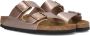 BIRKENSTOCK Slippers Dames Arizona Dames Maat: 39 Materiaal: Leer Kleur: Brons - Thumbnail 1