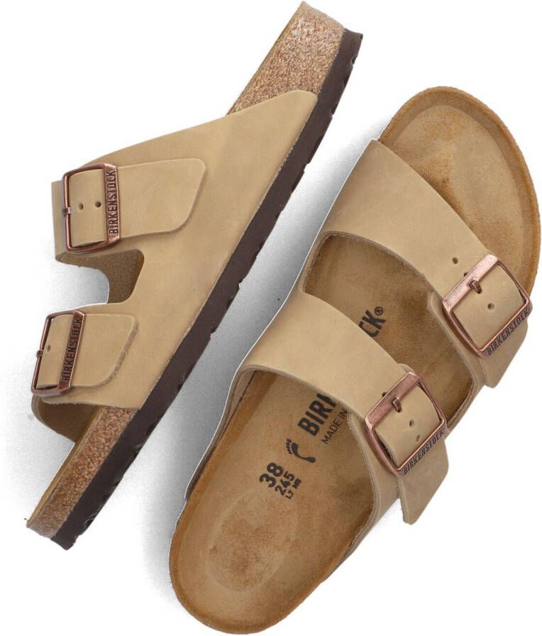 Birkenstock Arizona Sandalen & Slides taupe maat: 45 beschikbare maaten:41 42 43 44 45 46
