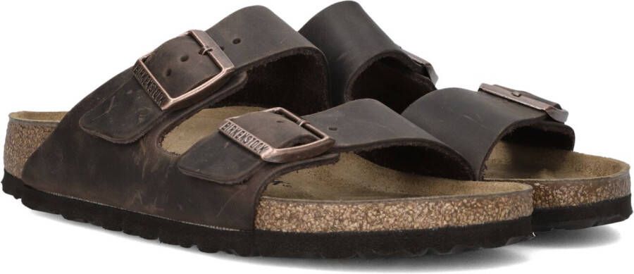 BIRKENSTOCK Slippers Dames Arizona Dames Maat: 38 Materiaal: Suède Kleur: Bruin