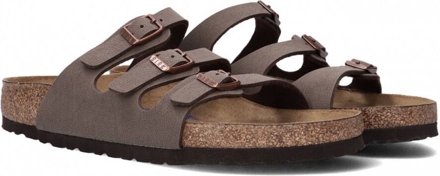 Birkenstock Slippers Florida met drie gespriempjes