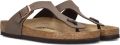 BIRKENSTOCK Teenslippers Gizeh Nubuck Bruin - Bruin