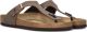 BIRKENSTOCK Teenslippers Gizeh Nubuck Bruin - Donkerbruin
