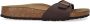 Birkenstock Madrid Slippers Dark Brown Regular fit | Bruin | Imitatieleer - Thumbnail 1