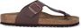 Birkenstock Ramses Habana regular Birko-Flor Nubuck Heren Teenslipper Nubuck Brown - Thumbnail 1