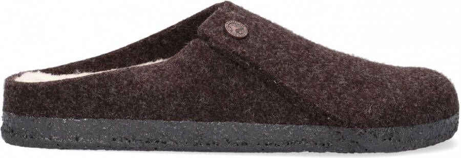 Birkenstock Zermatt Shearling WZ Narrow Sloffen Mocha