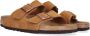 Birkenstock Arizona bruin suède zacht voetbed regular sandalen uni(1009526 ) - Thumbnail 1