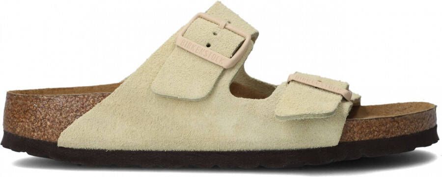 Birkenstock NU 21% KORTING Slippers Arizona van suèdeleer schoenwijdte smal