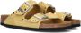 BIRKENSTOCK Teenslippers Dames Arizona Rivet Border Maat: 39 Materiaal: Suède Kleur: Geel - Thumbnail 1