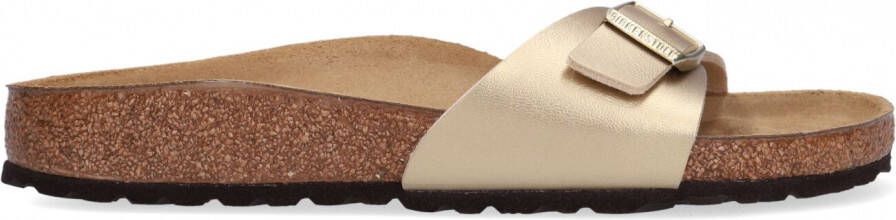 BIRKENSTOCK Slippers Madrid Maat: 39 Materiaal: Leatherlook Kleur: Goud - Foto 2