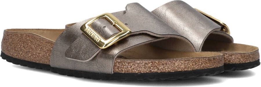 BIRKENSTOCK Slippers Dames Catalina Cushion Buckle Maat: 35 Materiaal: Leatherlook Kleur: Goud