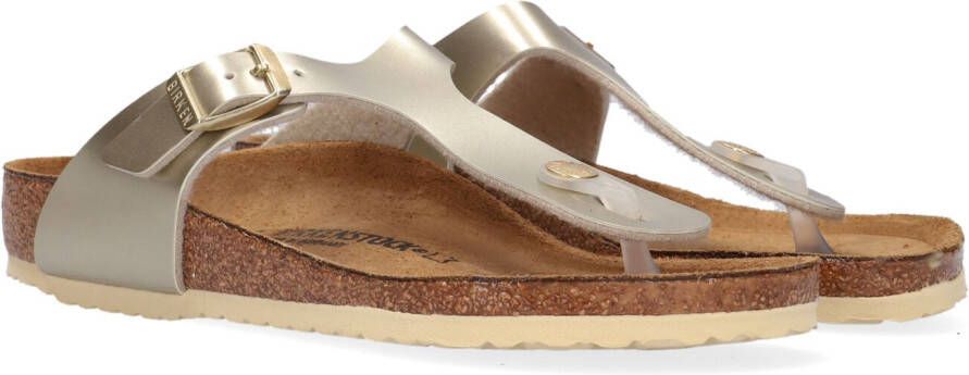 Birkenstock Meisjes Sandalen Gizeh Kids BS Electric Metallic Gold(narrow) Goud