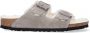 Birkenstock Arizona Shearling Slippers Stone Coin Narrow fit | Grijs | Suède - Thumbnail 14