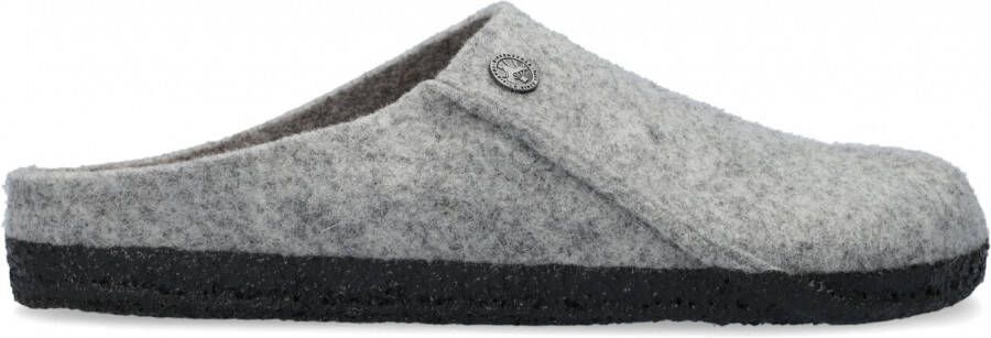 Birkenstock Zermatt narrow Filz Shearling Cozy Home Dames Pantoffels Light Grey