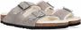 Birkenstock Arizona Shearling Slippers Stone Coin Narrow fit | Grijs | Suède - Thumbnail 12