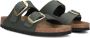 BIRKENSTOCK Slippers Dames Arizona Rivet Maat: 37 Materiaal: Nubuck Kleur: Groen - Thumbnail 1