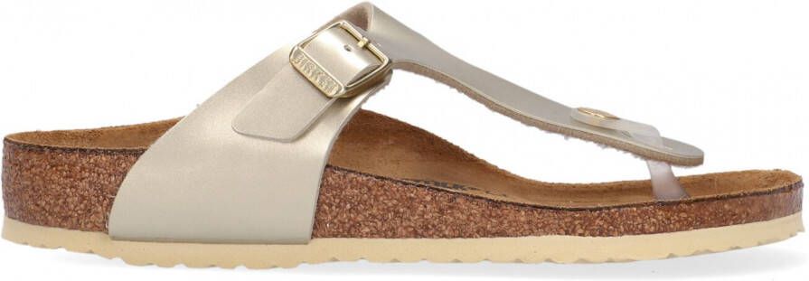 Gouden Birkenstock Teenslippers Gizeh Kids