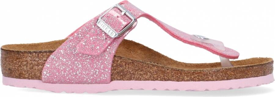 Roze Birkenstock Slippers Gizeh Kids