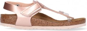 Birkenstock Teenslippers KAIRO Kids in trendy metallic-look schoenwijdte: smal