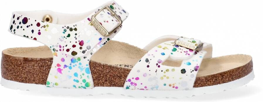 Birkenstock Sandalen Meisjes wit paars geel blauw - Foto 2