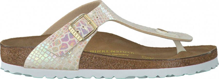 Witte Birkenstock Teenslippers Gizeh Kids