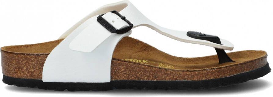 Witte Birkenstock Teenslippers Gizeh Kids