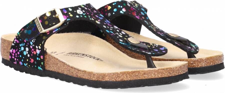 Birkenstock Gizeh kids 1019734 confetti black multi zwart