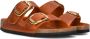 BIRKENSTOCK Slippers Dames Arizona Bigbuckle Maat: 42 Materiaal: Leer Kleur: Oranje - Thumbnail 1