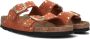BIRKENSTOCK Teenslippers Dames Arizona Rivet Border Maat: 40 Materiaal: Suède Kleur: Oranje - Thumbnail 1