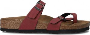 Birkenstock Mayari Pull Up bordeaux regular slippers dames (S) (1016650)