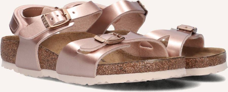 Birkenstock Rio AS Kids Birko-Flor Narrow Fit Electric Metallic Copper