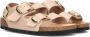 BIRKENSTOCK Slippers Dames Milano Big Buckle Dames Maat: 37 Materiaal: Leer Kleur: Roze - Thumbnail 1