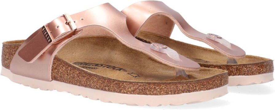 Birkenstock Sandalen Gizeh Kids BS Electric Metallic Copper(narrow) Roze