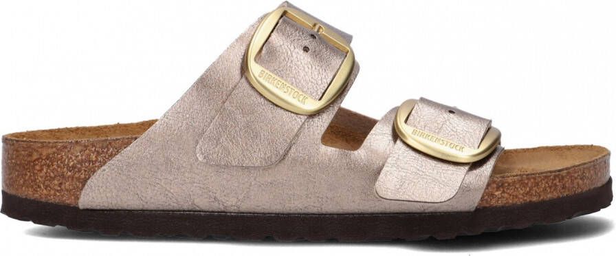 Birkenstock Arizona Dames Slippers Graceful Taupe Narrow fit | Taupe | Imitatieleer
