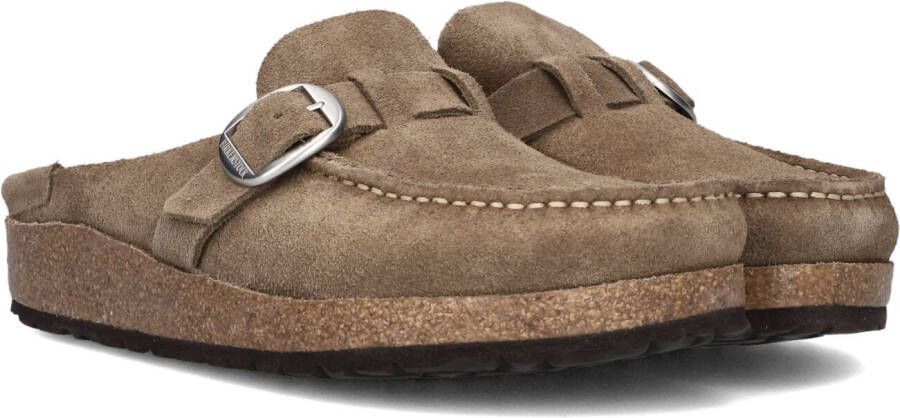 Birkenstock Slipper Buckley Smal 1019490 Grijs taupe