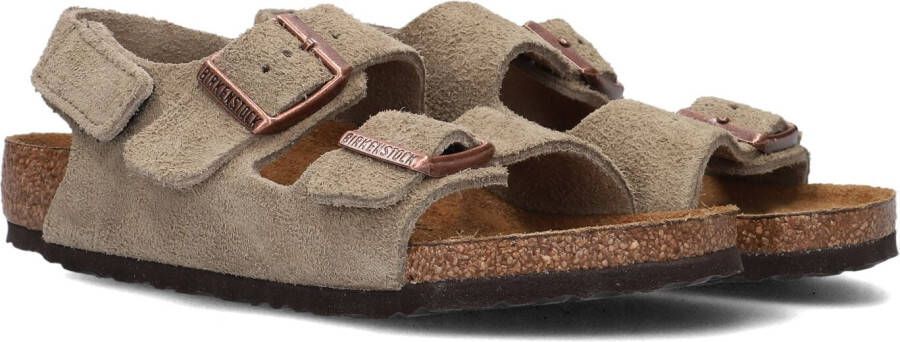 Birkenstock Kids Milano Narrow Suede Taupe - Foto 1