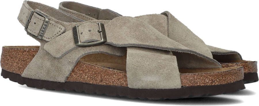 Birkenstock Dames schoenen Tulum SFB VL Taupe 1024110 Narrow Taupe