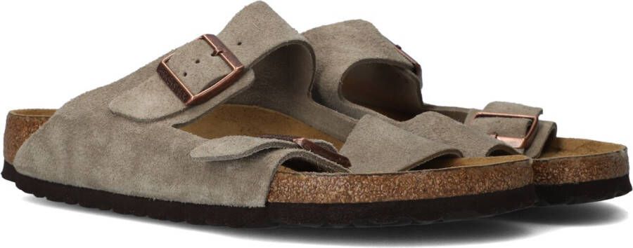 Birkenstock Taupe Slippers Arizona Heren