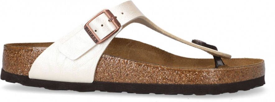 Birkenstock Witte Gizeh Slippers