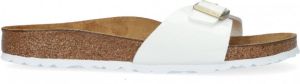 Birkenstock Slippers Madrid BF in lak-look smalle schoenwijdte