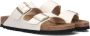 Birkenstock Sandalen Arizona Synthetic Leo Narrow Eggshell - Thumbnail 1