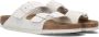 BIRKENSTOCK Slippers Dames Arizona Dames Maat: 43 Materiaal: Suède Kleur: Wit - Thumbnail 1