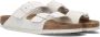 BIRKENSTOCK Slippers Dames Arizona Dames Maat: 35 Materiaal: Suède Kleur: Wit - Thumbnail 1