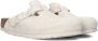 BIRKENSTOCK Slippers Boston Maat: 42 Materiaal: Suède Kleur: Beige - Thumbnail 1
