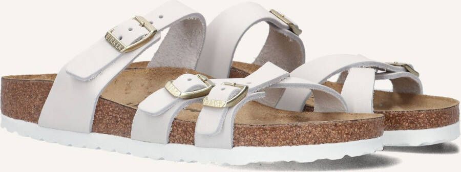 BIRKENSTOCK Slippers Dames Franca Maat: 40 Materiaal: Nubuck Kleur: Wit