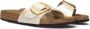 BIRKENSTOCK Slippers Dames Madrid Big Buckle Dames Maat: 40 Materiaal: Leer Kleur: Wit - Thumbnail 1