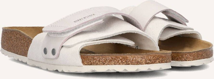 BIRKENSTOCK Slippers Dames Oita Dames Maat: 38 Materiaal: Suède Kleur: Wit