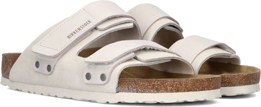 BIRKENSTOCK Witte Slippers Uji Heren